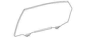 Стекло двери задней правой Lexus RX350L RX450hL 18-22 long