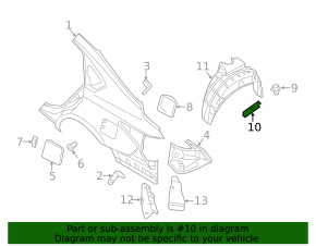 Placa de ventilație stânga Nissan Altima 13-18