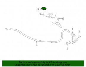 Capac spălător far dreapta pentru Lexus LX570 16-21 rest, alb 085