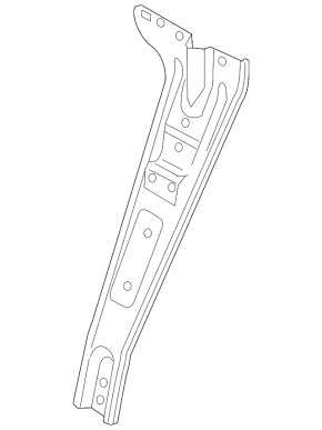 Планка замка капота Porsche Cayenne 958 11-14
