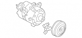 Compresor aer conditionat Ford Explorer 20-24 3.0T