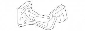Скоба суппорта заднего левого Chevrolet Equinox 18-24
