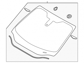 Лобовое стекло Ford Focus mk3 11-18 не