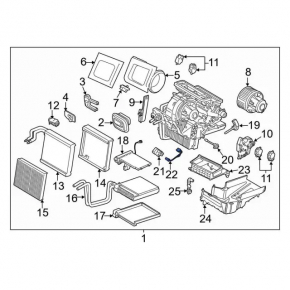 Проводка печки резистор-моторчик Ford C-max MK2 13-18