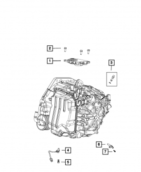 Блок управления АКПП Fiat 500 12-19