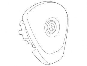 Airbagul de siguranță în volanul șoferului pentru BMW X3 F25 11-17