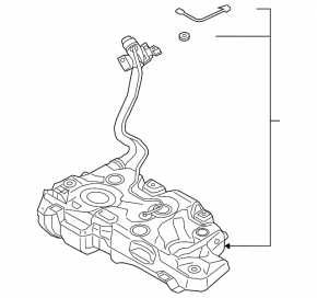 Топливный бак VW Jetta 19-24 1.4T, 1.5T