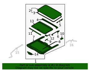 Capacul de la portbagaj Kia Forte 4d 14-18
