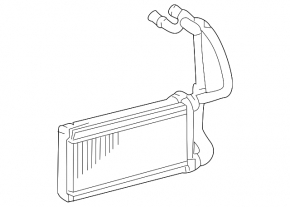 Radiator încălzire Lexus LX570 08-21