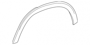 Ornament arc aripă spate dreapta Mercedes W167 GLE 350 24-26