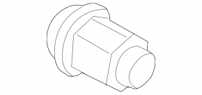 Гайка колесная d19 M12x1.5 Ford Focus mk3 11-18 тип 2