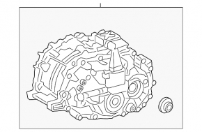 Задний дифференциал редуктор Toyota Highlander 20-26 hybrid AWD