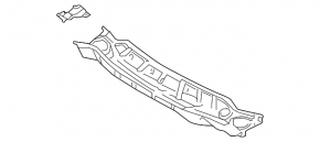 Поддон дворников металл Toyota Sienna 04-10