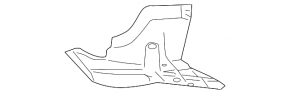 Обшивка днища правая Lexus IS250 IS350 06-13