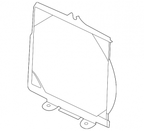 Cadru radiator dreapta pentru Porsche Taycan 20-26