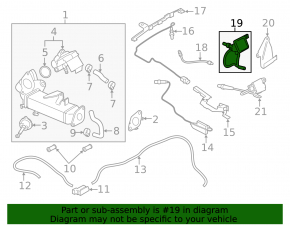 Датчик оксидов азота NOX задний BMW X5 F15 14-18 3.0D