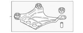 Кронштейн ABS АБС BMW 5 G30 17-23