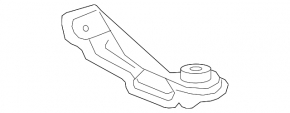 Лопух переднего подрамника передний правый Lexus RX300 RX330 RX350 RX400h 06-08