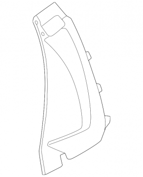 Ornamente laterale stânga Nissan Murano 25-26 gri închis