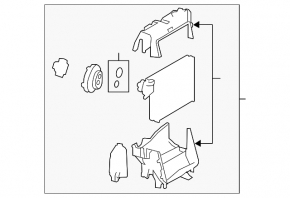 Печка в сборе Audi A4 B8 08-14