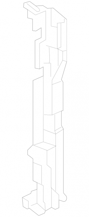 Рамка крепление радиаторов левая Mercedes W213 E 17-23 2.0T, 3.0T пластик