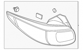 Lumină aripă exterioară stânga Mazda CX-50 23-26