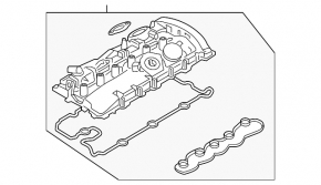Capac supapă BMW 7 G11 G12 16-19 B58