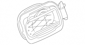 Корпус лючка бензобака BMW X7 G07 19-26