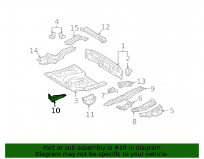 Защита заднего бампера правая Lexus RX400H 06-08