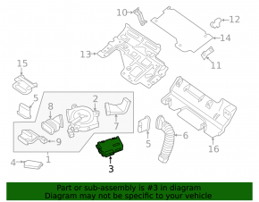 SEAT CONTROL MODULE Nissan Pathfinder 13-20