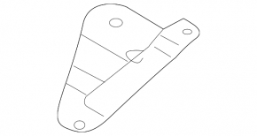 Лопух переднего подрамника задний левый Audi A4 B8 08-16
