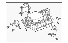 Инвертор Toyota Prius 20 04-09