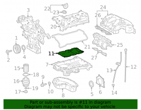 Маслоотражатель Lexus RX450h 16-22 2GR-FXS