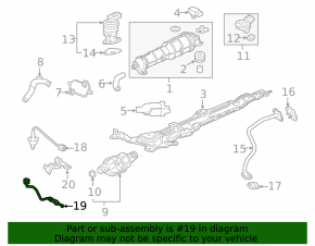 Лямбда-зонд второй Honda HR-V 16-22