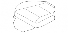 Водительское сидение Subaru b10 Tribeca без airbag, кожа беж