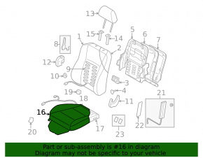 Водительское сидение Subaru b10 Tribeca без airbag, кожа беж