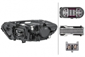 Фара передняя правая в сборе Mercedes A-class V177 19-22 LED