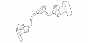 Подрулевые лепестки Mazda 3 14-18 BM