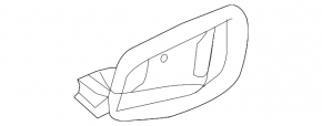 Ручка двери внутренняя задняя правая Ford C-max MK2 13-18