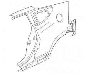 Aripa spate stânga Honda CRZ 11-16