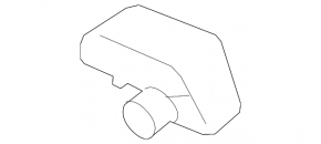 Резонатор воздушный Honda CRV 17-22 1.5Т