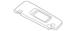 Козырек правый BMW 7 G11 G12 16-22 беж