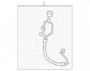 Трубка кондиционера конденсер-компрессор Mazda CX-5 19-22 2.5T