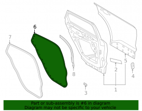 Garnitura portiera spate stanga Ford Bronco Sport 21-25