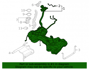 Rezervor de combustibil Audi A3 22-26