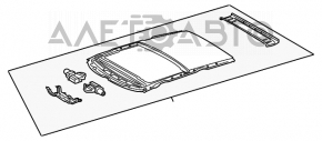 Стекло панорамы Lexus RX350 RX450h 16-22