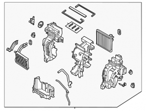 Печка в сборе кондиционер Kia Sorento 22-26 HEV, PHEV