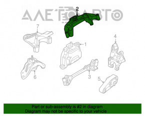 Кронштейн двигателя правый Mini Cooper Countryman R60 10-16