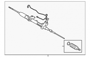 Рейка рулевая Mitsubishi Outlander 07-13 3.0