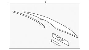 Стекло заднее Lexus GS300 GS350 GS430 GS450h 06-11